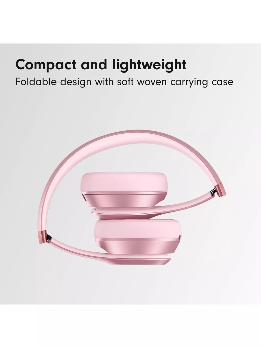 Beats Solo 4 Wireless Bluetooth On-Ear Headphones - Metallic Pink - Image 4
