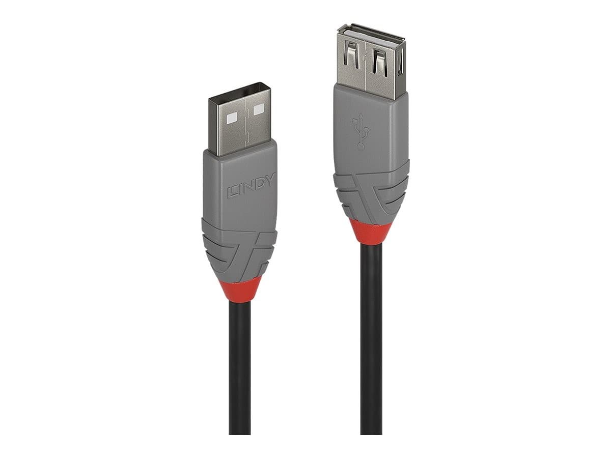 LINDY USB Extension Cable 3m Black