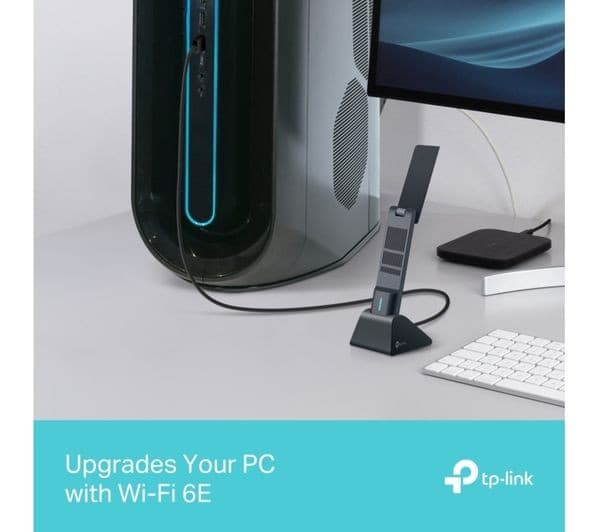 TP-Link Archer TXE70UH AXE5400 Wi-Fi 6E Tri-Band USB 3.0 Wireless Adapter Black - Image 5