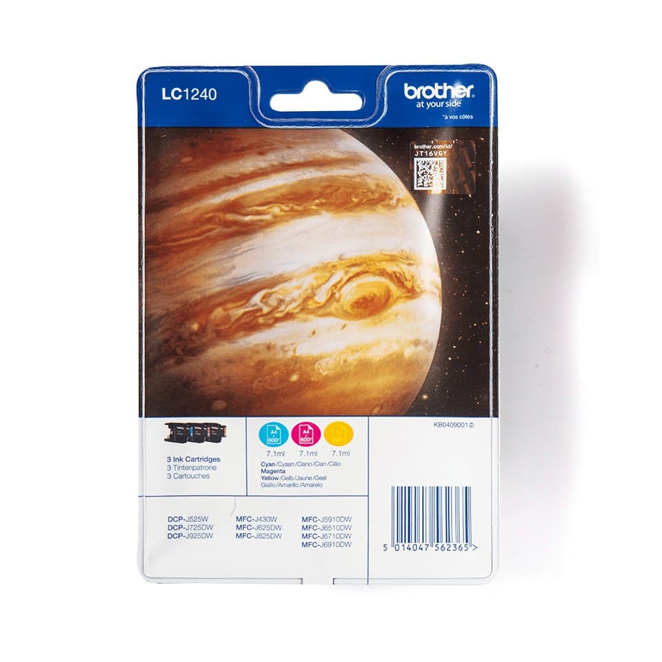 Brother Ink Cartridge Pack: Cyan / Magenta / Yellow - Image 1