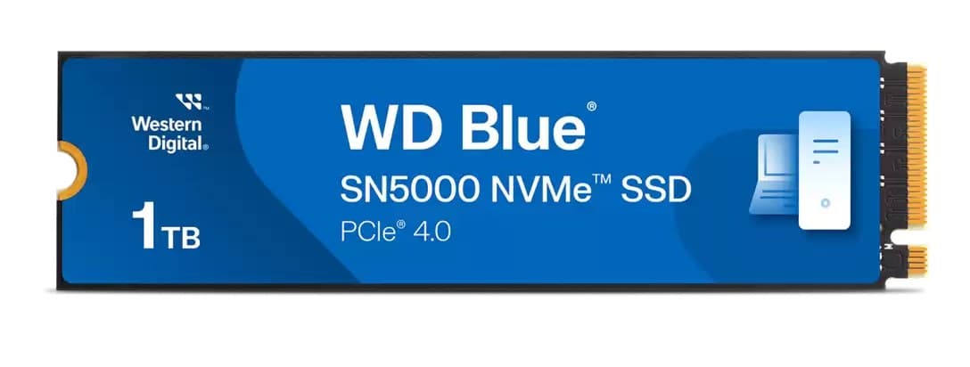 Western Digital WD Blue SN5000 M.2 2280 PCIe 4.0 NVMe SSD - 1TB