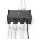 Hama Connect2Office Black USB-C Hub, 9 Ports, 2x HDMI, USB-A, USB-C, LAN thumbnail 3