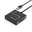 Hama 00200148 USB 3.2 Gen 1 Card Reader with USB-C Adapter - Black thumbnail 3