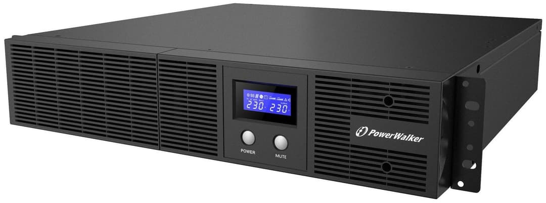 PowerWalker VI 2200 RLE Line-Interactive UPS 2200VA/1320W, 2U Rack, 4 x IEC C13 - Image 1