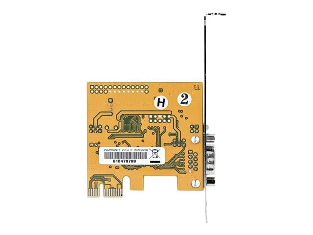 StarTech.com PCI Express Serial Card, PCIe to RS232 (DB9) Serial Interface Card, PC Serial Card with 16C1050 UART, Standard or Low Profile Brackets, COM Retention, For Windows & Linux - PCIe to DB9 Card (11050-PC-SERIAL-CARD) - serial adapter - PCIe 2.0 - - Image 5
