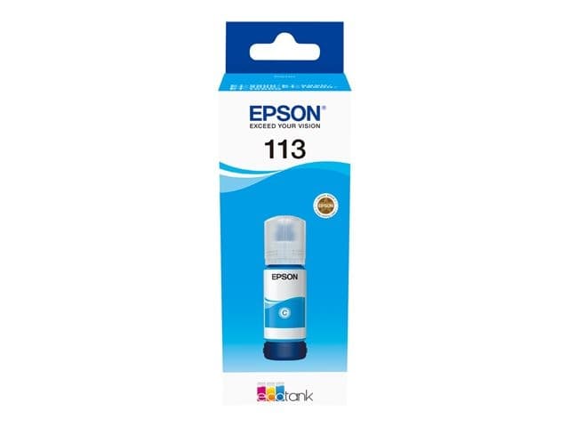 Epson EcoTank 113 Ink Bottle - Cyan - Image 3