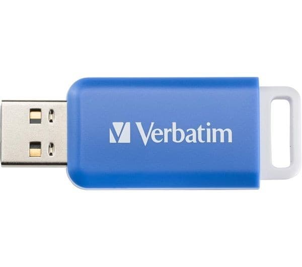 Verbatim DataBar USB 2.0 Flash Drive 64GB - Blue