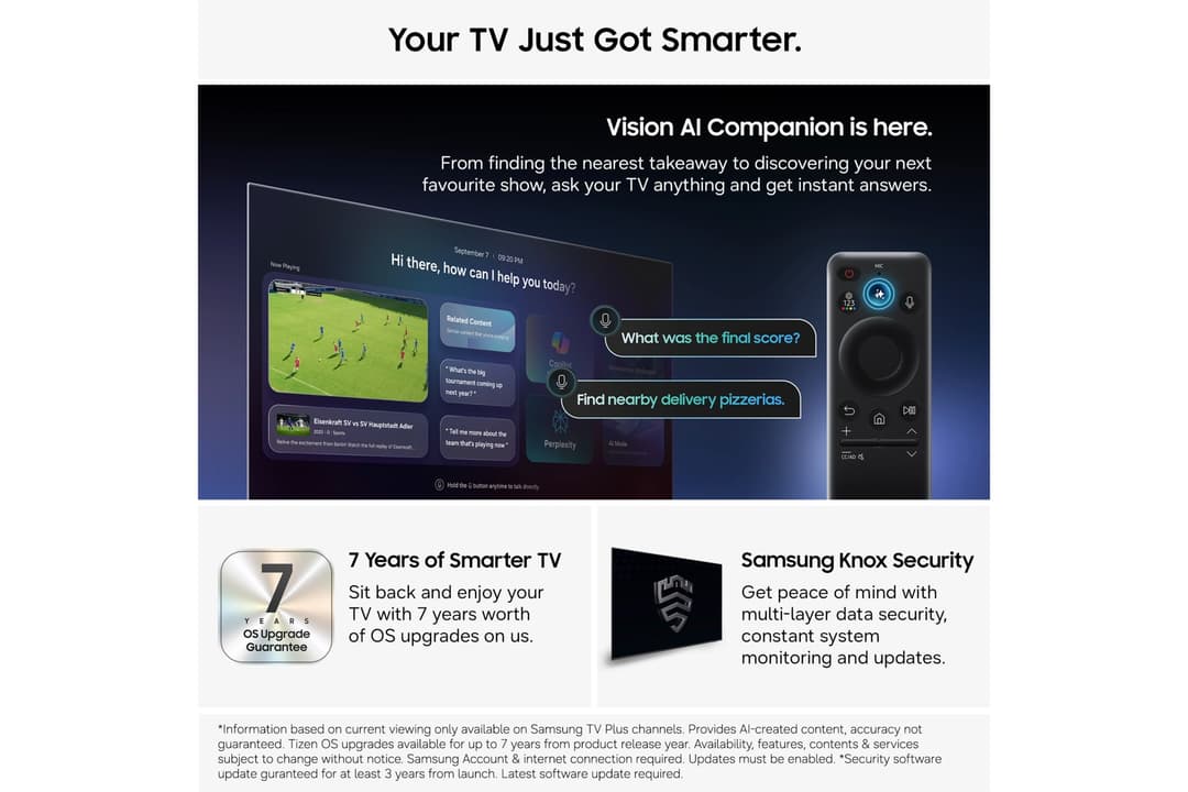 Samsung UE75U8020HKXXU Crystal UHD U8020H 4K Vision AI Smart TV (2026) - 75" - Image 4