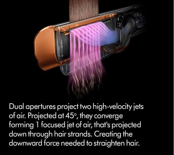 Dyson Airstrait Hair Straightener - Onyx Black & Gold - Image 9