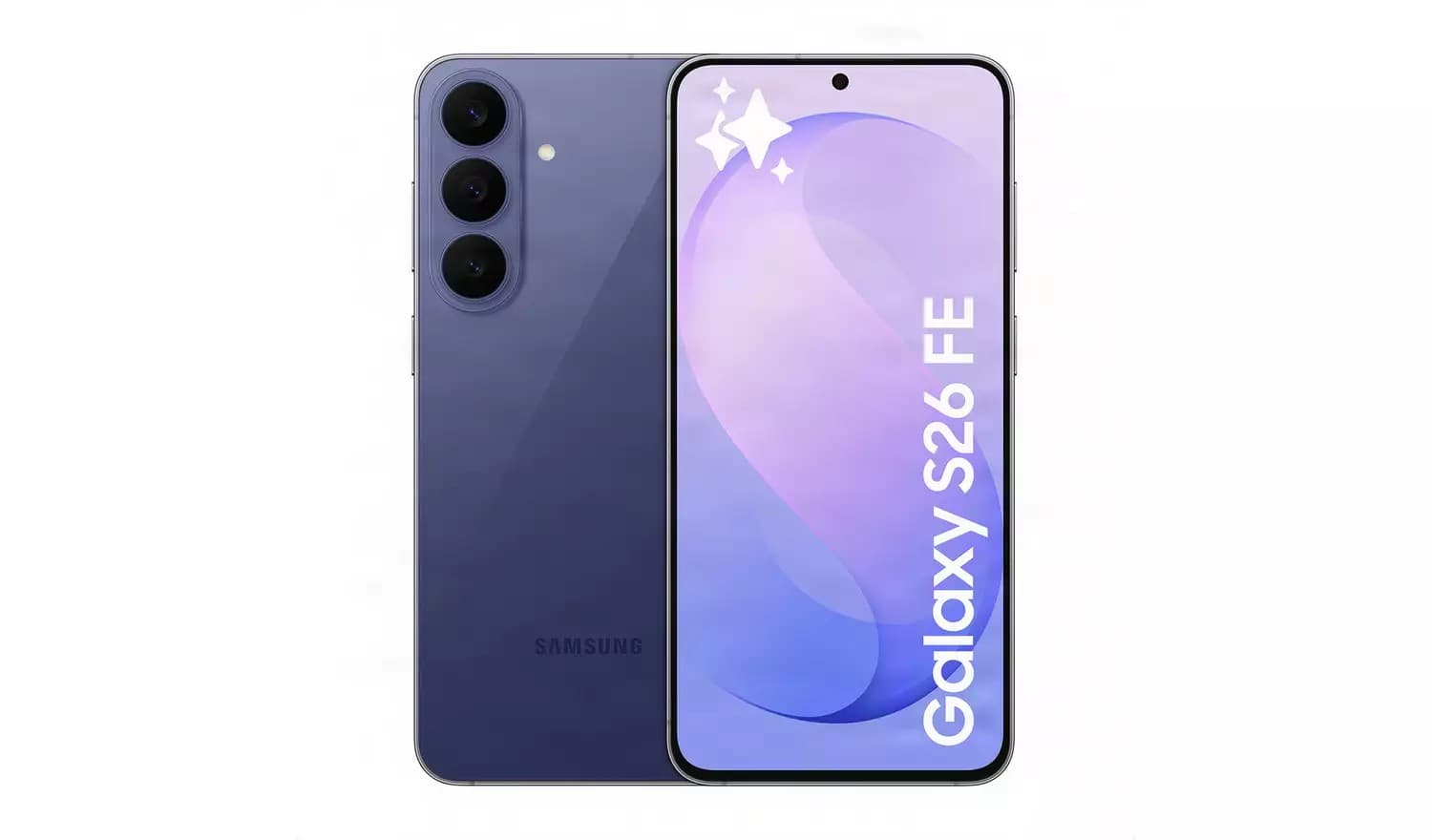 SAMSUNG Galaxy S26 FE 5G 128GB 8GB Smartphone AMOLED 50MP Camera - Blueberry