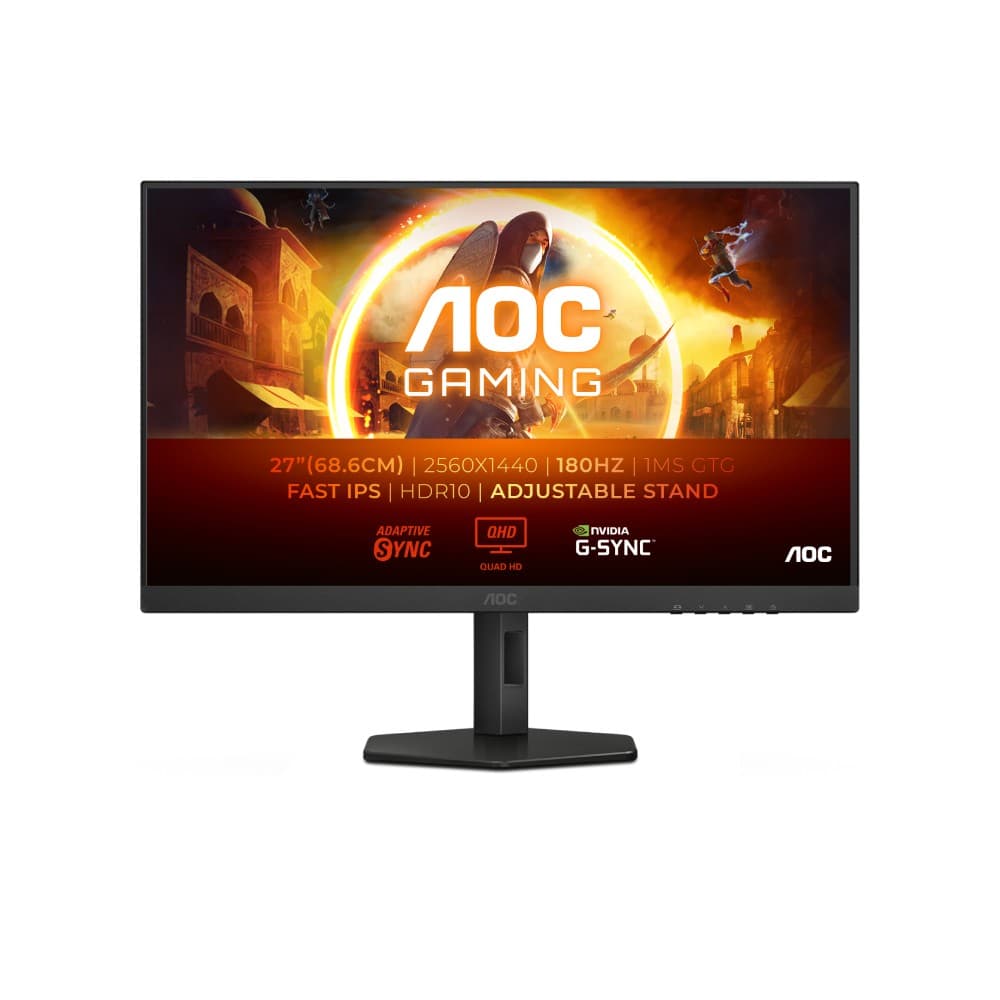 AOC G4 Q27G4XF 27" Quad HD 180Hz HDR10 0.5 ms Height Adjustable Gaming Monitor