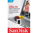 SanDisk Ultra Fit USB 3.2 Gen 1 Flash Drive 128GB - Black thumbnail 6