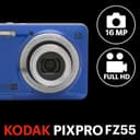 Kodak PixPro Friendly Zoom FZ55 16MP Compact Digital Camera - Blue thumbnail 3