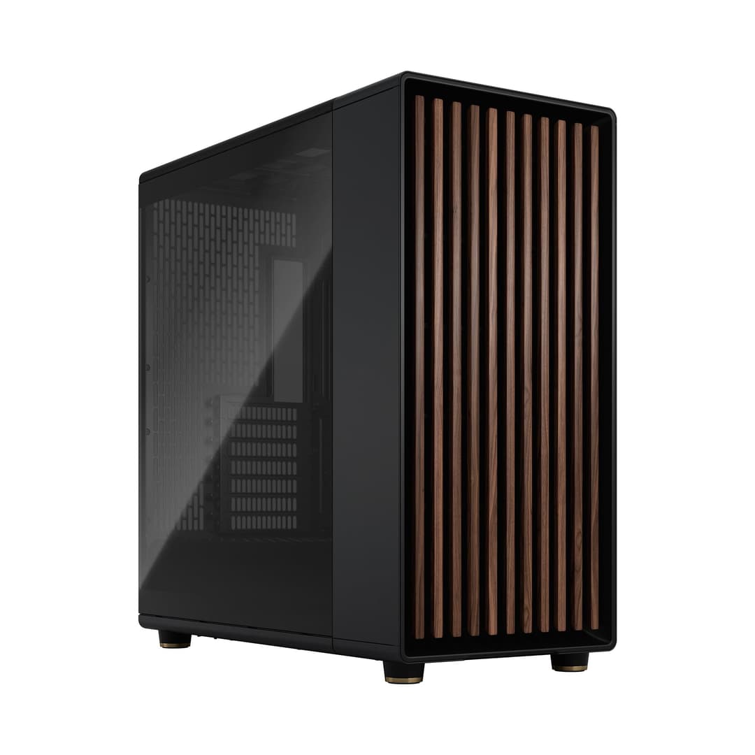 Fractal Design North XL Charcoal Black TG- three 140mm Aspect PWM fans included- Type C USB- EATX airflow full tower PC gaming case - Image 3