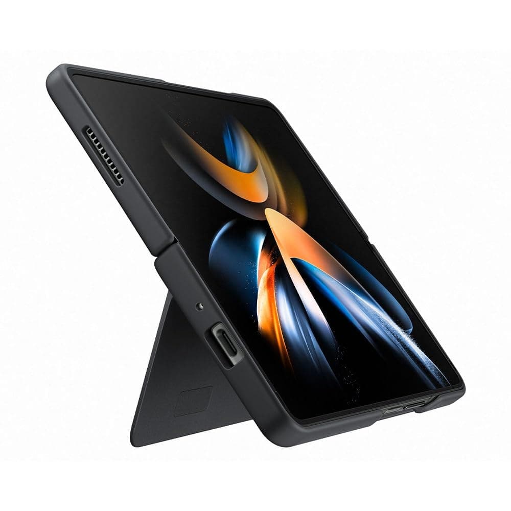 Samsung Galaxy Z Fold4 Official Slim Standing Cover - Black - Image 3