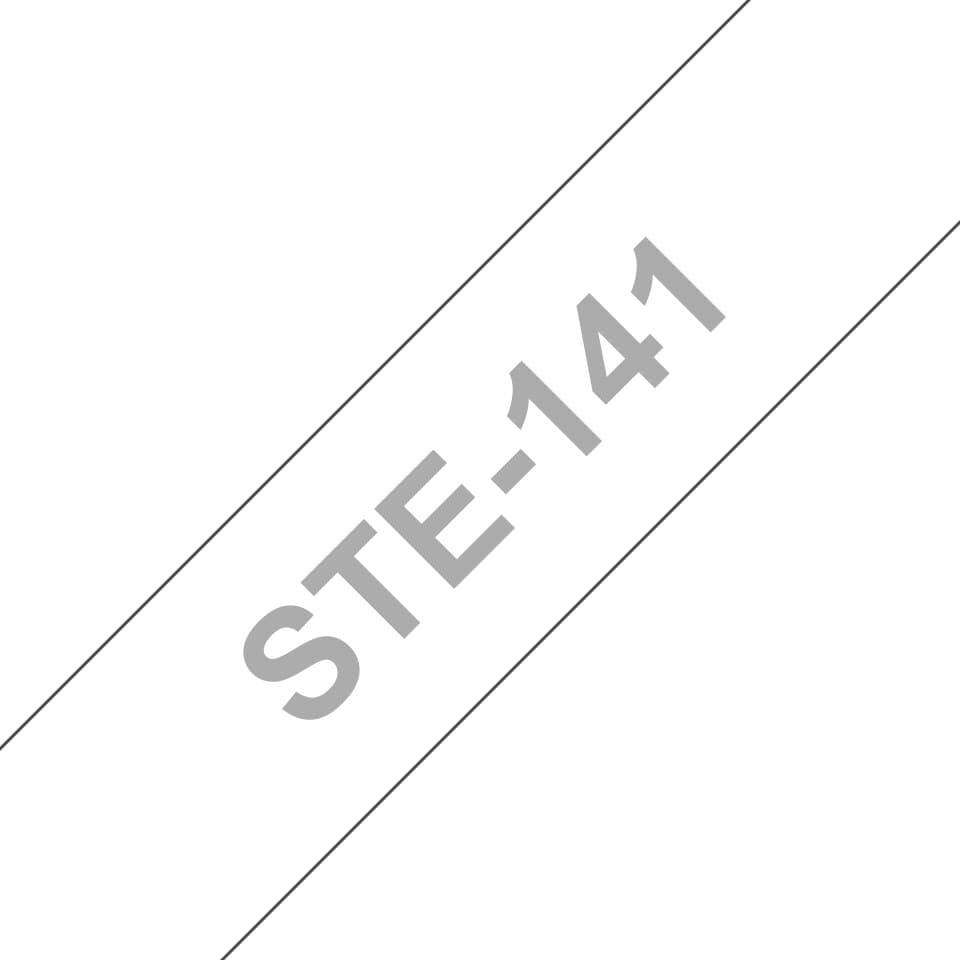 Brother STE-141 P-touch Stencil Tape Cassette Black 18mm x 3m TZ/TZe - Image 1