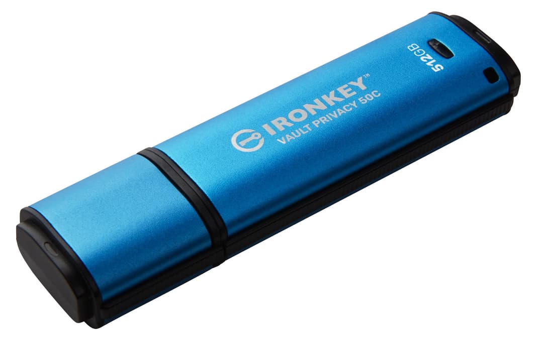 Kingston IronKey Vault Privacy 50C USB-C Encrypted Flash Drive 512GB - Image 4
