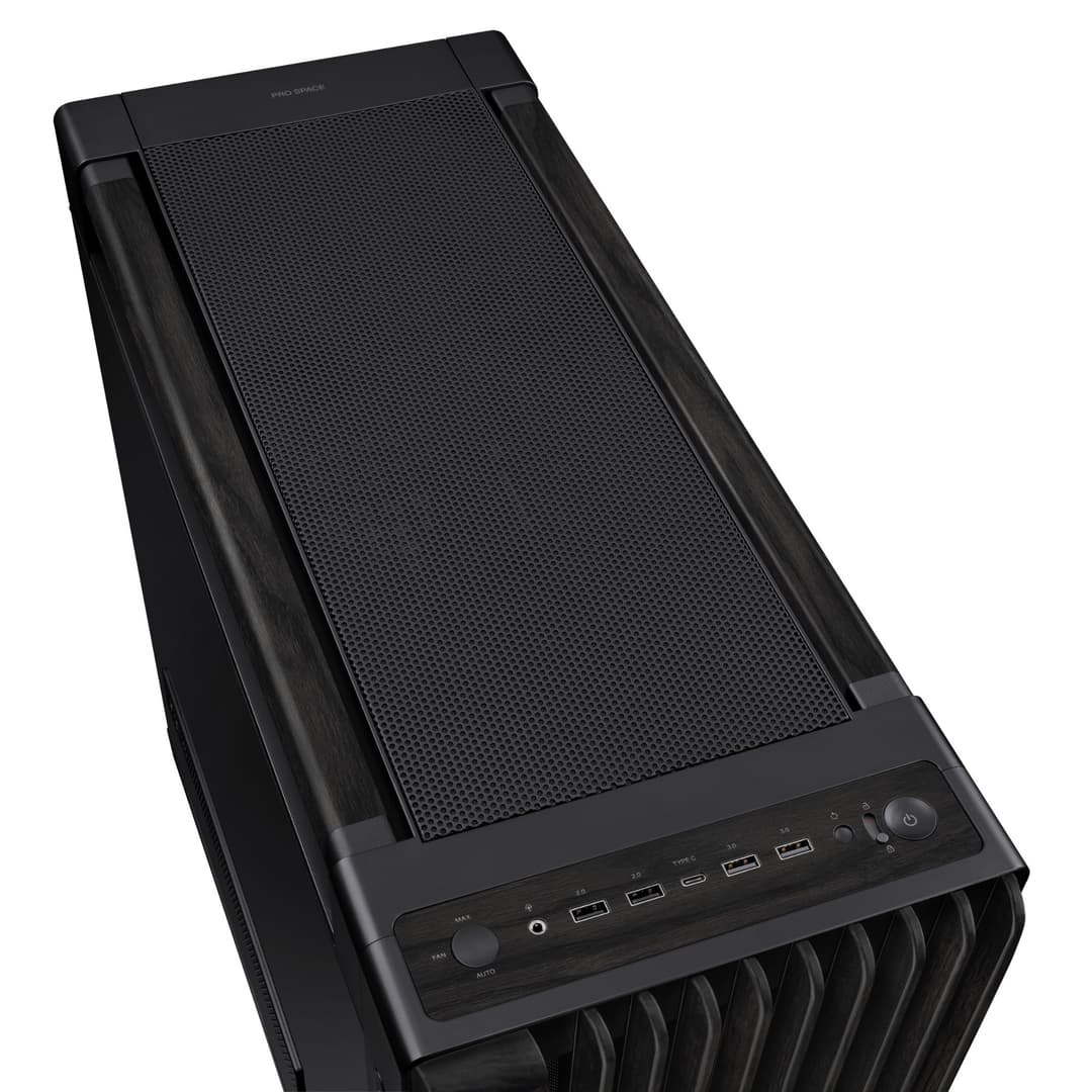 ASUS ProArt PA602 Wood Edition Mid Tower PC Case - Black, Tempered Glass - Image 5