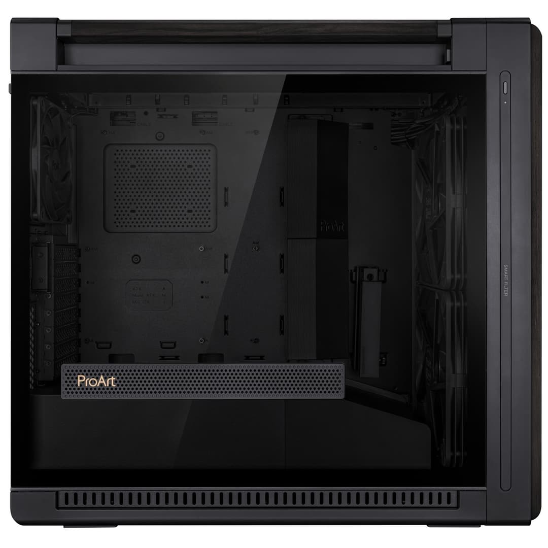 ASUS ProArt PA602 Wood Edition Mid Tower PC Case - Black, Tempered Glass - Image 6