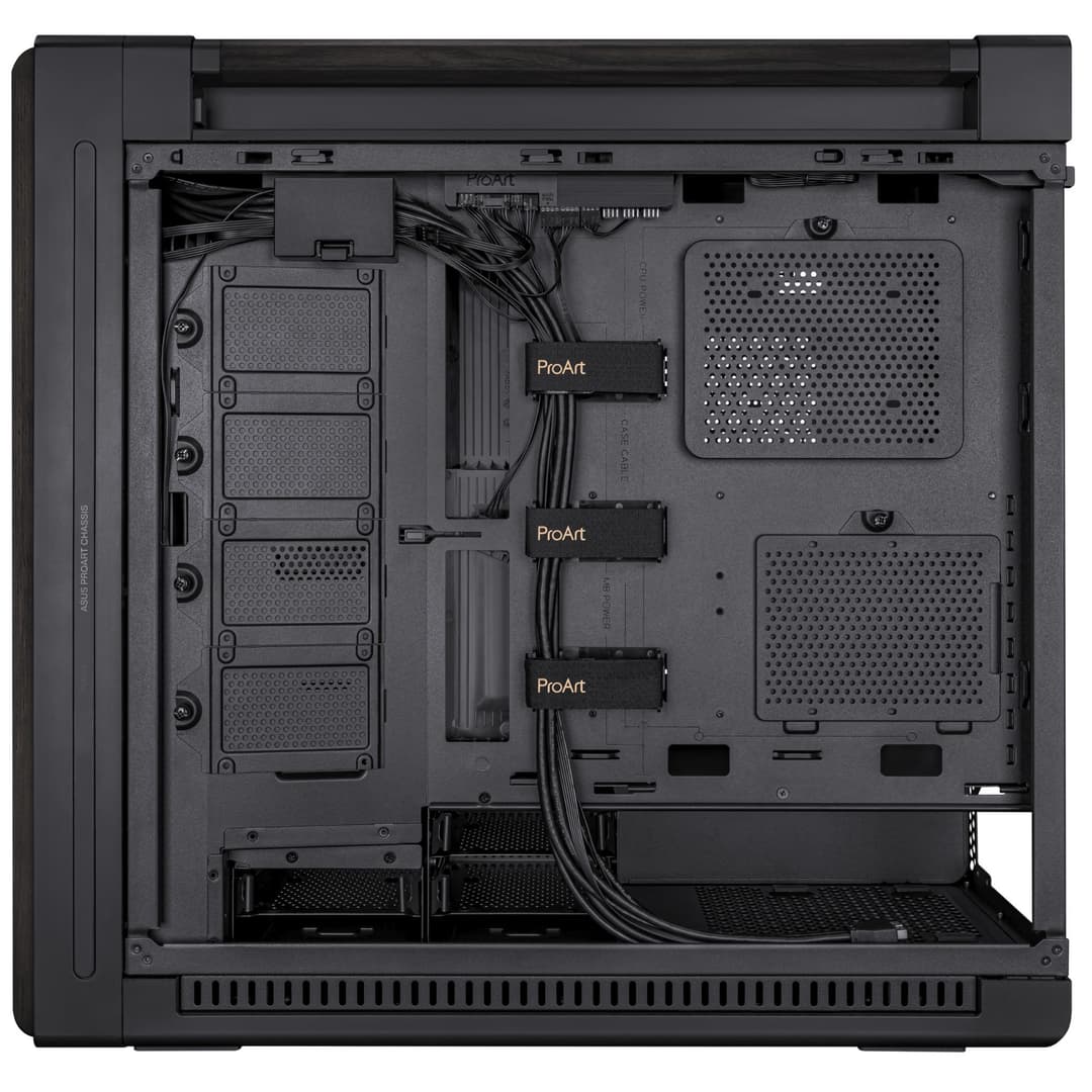 ASUS ProArt PA602 Wood Edition Mid Tower PC Case - Black, Tempered Glass - Image 8