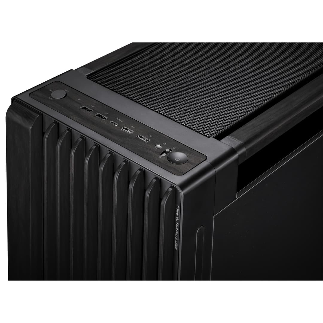 ASUS ProArt PA602 Wood Edition Mid Tower PC Case - Black, Tempered Glass - Image 9