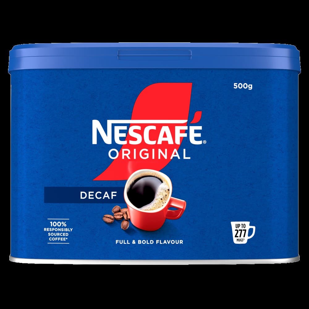 NESCAFE Original Decaf Instant Coffee 500g Tin - Image 1