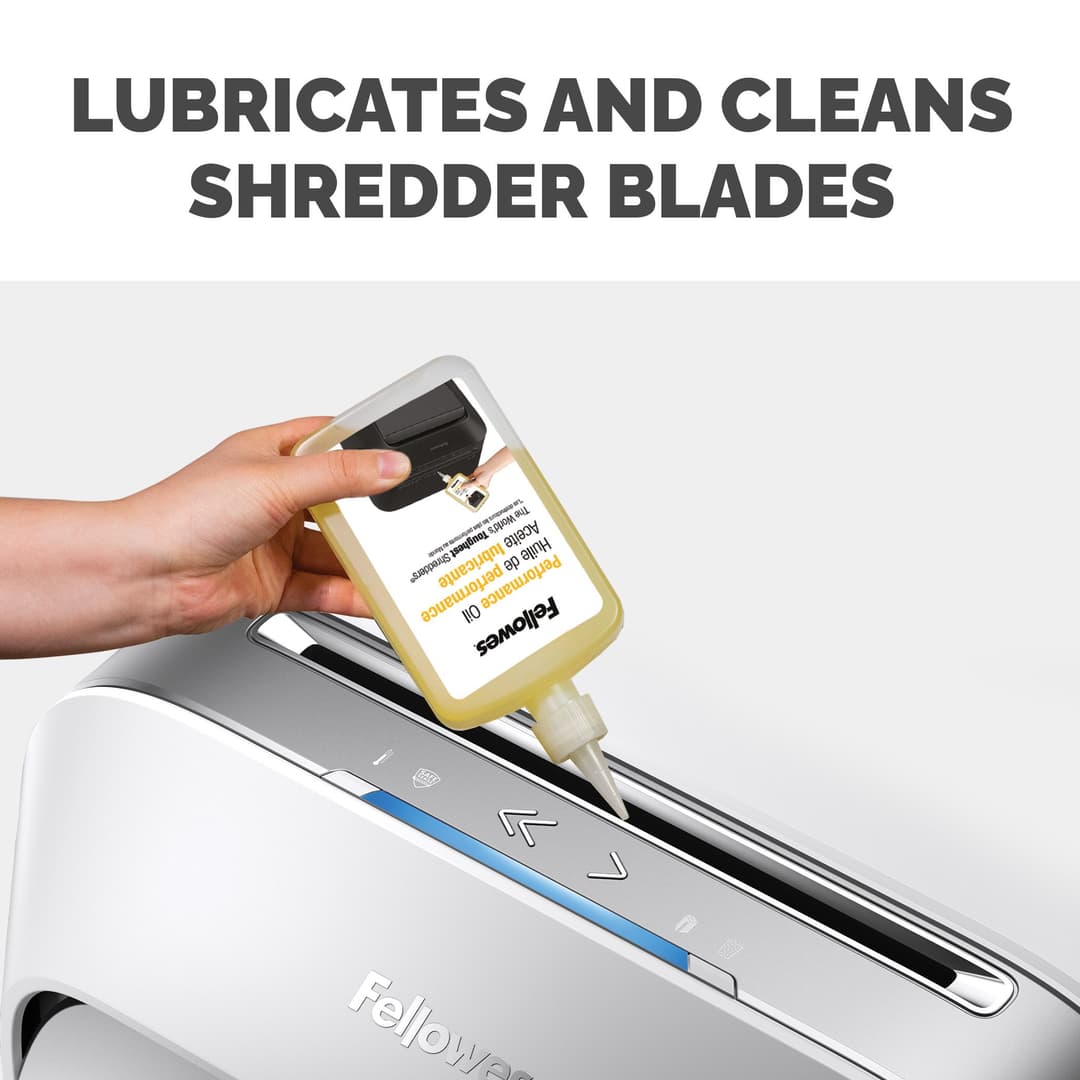 Fellowes Powershred Shredder Oil Bottle - 355ml - Image 3