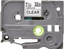 Brother TZe-121 Laminated Label Tape 9mm x 8m, Black on Clear thumbnail 2