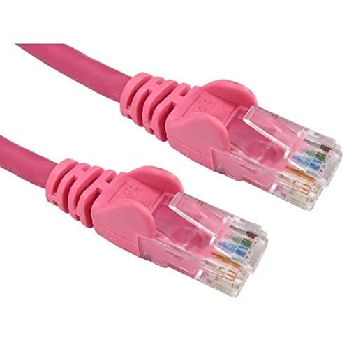 Cables Direct 2m Cat6 U/UTP LSOH RJ45 Network Patch Cable - Pink - Image 2