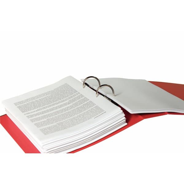 Esselte No.1 VIVIDA A4 75mm Polypropylene Lever Arch File - Red - Image 3