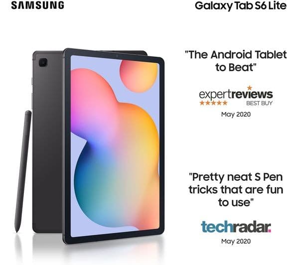 SAMSUNG Galaxy Tab S6 Lite 10.4” 4G Tablet 64GB, 4GB - Oxford Grey - Image 7
