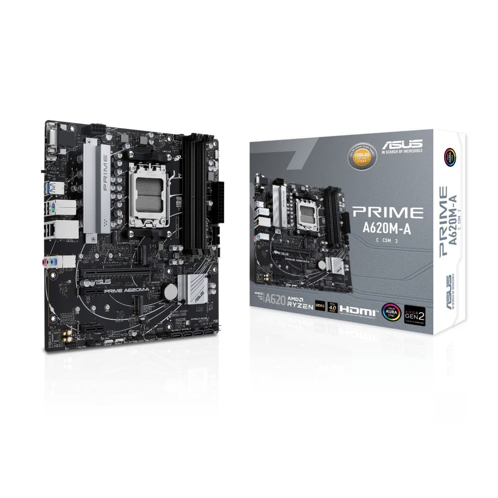ASUS PRIME A620M-A-CSM micro ATX AM5 Motherboard - Image 1