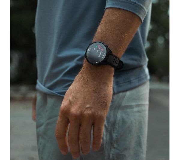 Garmin Forerunner 165 43mm GPS Running Smartwatch - Black/Slate Grey - Image 10