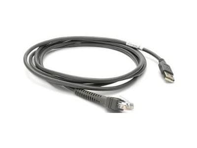 Zebra CBA-U01-S07ZAR USB Cable 2 m (7 ft), Straight - for LS2208, DS2208, LI4278 Barcode Scanners - Image 1