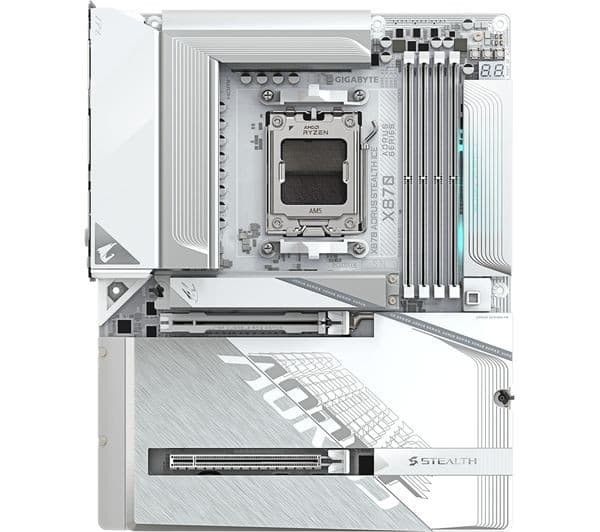 GIGABYTE Aorus STEALTH ICE X870 AM5 Motherboard