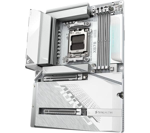 GIGABYTE Aorus STEALTH ICE X870 AM5 Motherboard - Image 3