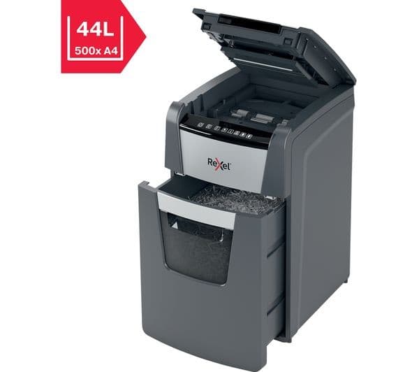 REXEL Optimum AutoFeed+ 150M Micro Cut Paper Shredder - Image 4