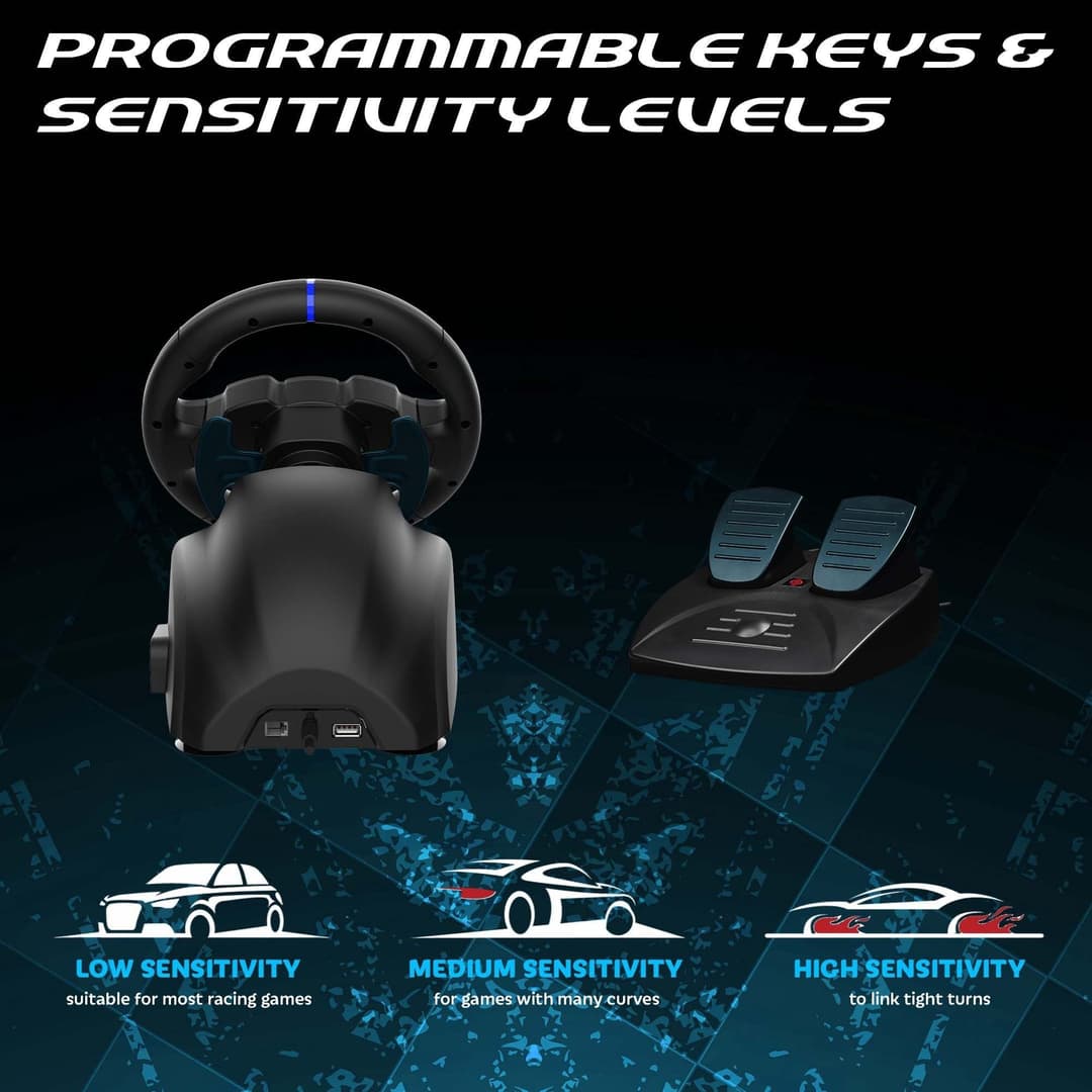 Subsonic Superdrive 220 RS-5 Steering Wheel for PS5 & PC - Image 6