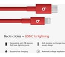 BEATS USB-C to Lightning Cable 1.5m Rapid Red thumbnail 2