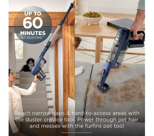 Shark PowerDetect Speed Cordless Vacuum Cleaner Pet IA1241UKT - Ultramarine - Image 9