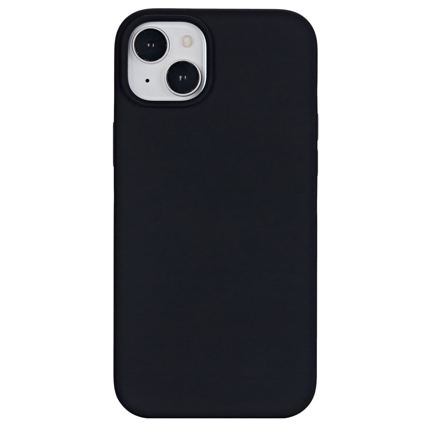 eSTUFF INFINITE (GRS) RIGA Silicone Case for Apple iPhone 15 Plus - Black, Bulk Packaging (ES67120026-BULK)