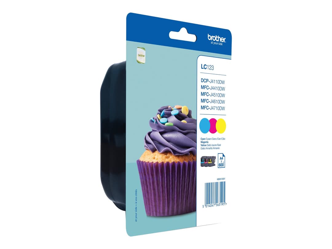 Brother LC123 RainbowPack - yellow, cyan, magenta - original - ink cartridge - Image 1