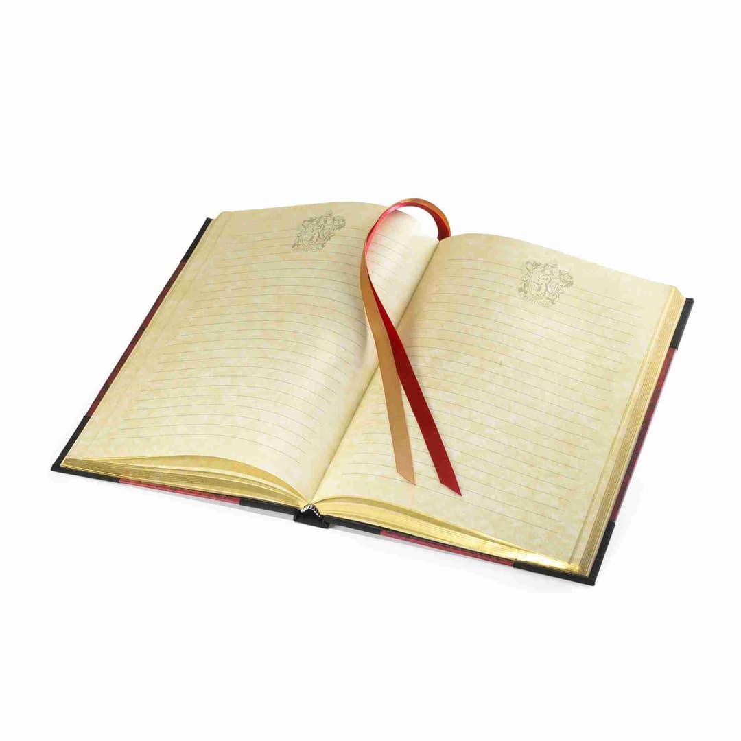 The Noble Collection Harry Potter Journal - 27cm Hardbound Lined with Gilded Edges and Die Cast Clasp - Gryffindor - Image 2