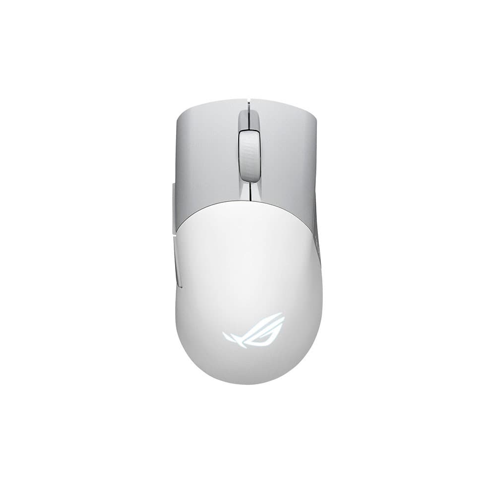 ASUS ROG Keris Wireless AimPoint Gaming Mouse - White - Image 1