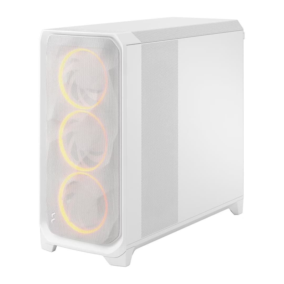 Fractal Design Meshify 3 XL Full Tower Gaming PC Case - White RGB TG Clear Tint - Image 4