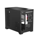 1st Player UV6 Tempered Glass Micro ATX Gaming Case - Black with 3 RGB Fans thumbnail 7