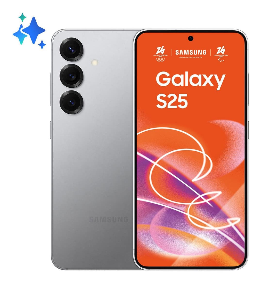 Samsung Galaxy S25 5G 256GB - Silver Shadow - Image 1