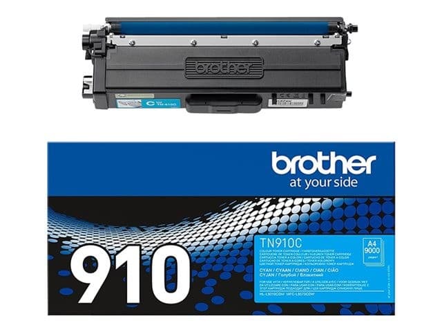 Brother TN910C - Ultra Jumbo - cyan - original - toner cartridge - Image 4