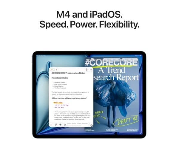 Apple iPad Air 11" M4 (2026) 128GB Wi-Fi - Starlight - Image 4