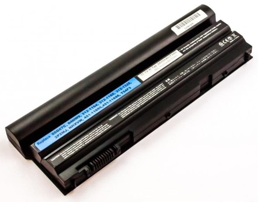 CoreParts MBXDE-BA0010 High-Capacity 9-Cell Battery for Dell Latitude E6440 / E6540, Precision M2800, 11.1V 6600mAh Li-ion